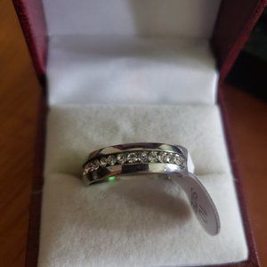 Stainless steel wedding Band